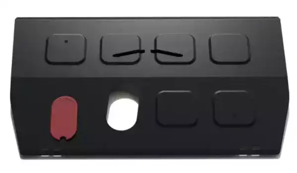 защита картера+КПП! сталь 1.5мм\Chery Sweet QQ 0.8/1.1 05-09, Daewoo Matiz 0.8/1.0 00-15 111.01311.1 АВТОБРОНЯ