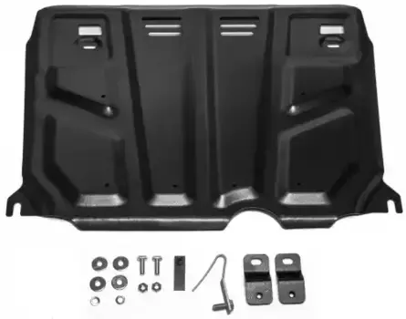 защита картера+КПП!сталь 1.8 мм\Toyota Auris I, II 1.6, 1.8 06-15 111.05799.1 АВТОБРОНЯ