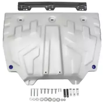 защита картера+КПП! увеличенная алюминий 3мм\ Mazda 3 BM 1.5/1.6/2.0 13-18 333.3817.1 RIVAL