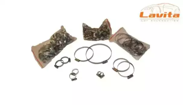 ЗАЖИМЫ ЧЕРВЯЧНЫЕ (ХОМУТЫ) ОЦИНКОВАННЫЕ 70-90ММ LA15-70-90 LAVITA