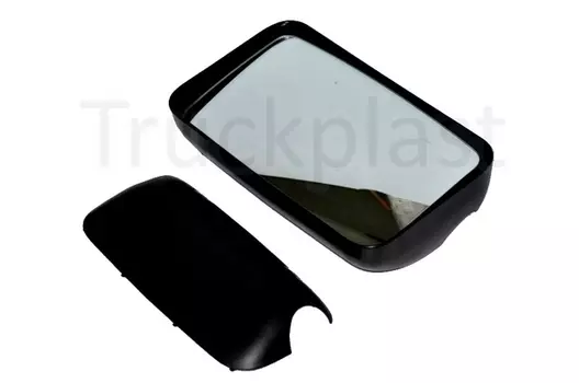 зеркало! левое, черное, ручн. рег., с подогр., R=1200, 355x215x140\ Iveco Eurotech