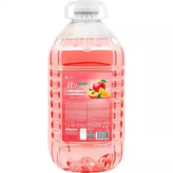 жидкое мыло! 'Milana эконом' (Fresh Fruits) ПЭТ 5кг.\ 125806 GRASS