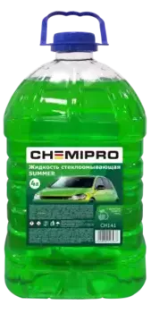 Жидкость стеклоомывателя CHEMIPRO CH141 летняя 4 л