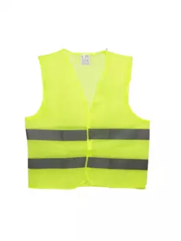 жилет со светоотражающими полосами! желтый\