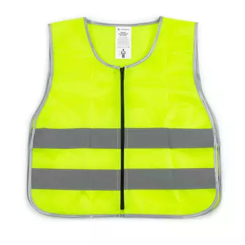 жилет светоотражающий! повыш.видимости ГОСТ, детск., жёлт., молния, р-р 30-34, 7-12 лет\