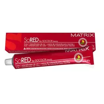 Краска для мелирования прядей красными и медными оттенками Socolor.beauty SoRED