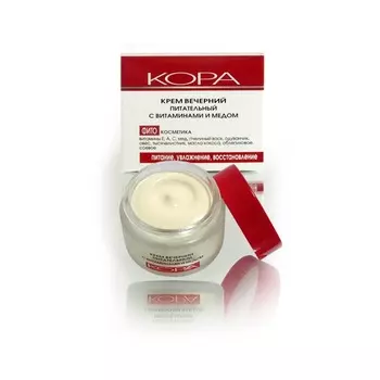 Крем вечерний, питательный (с витаминами и медом)