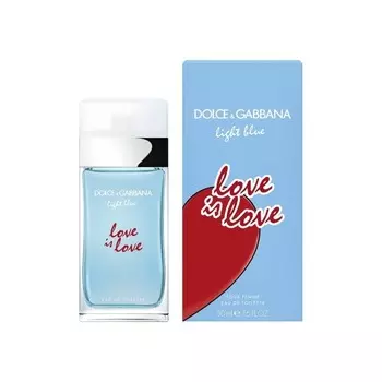 Light Blue Love Is Love Pour Femme