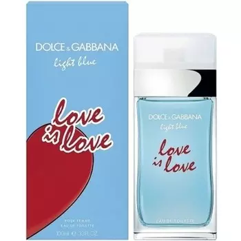 Light Blue Love Is Love Pour Femme