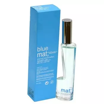 mat; blue