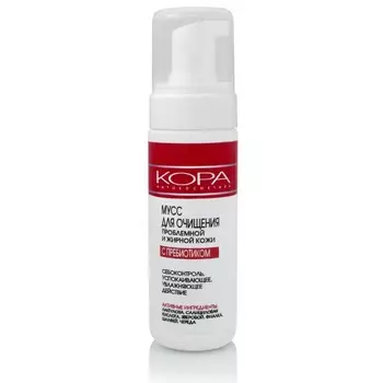 Мусс для очищения проблемной и жирной кожи с пребиотиками