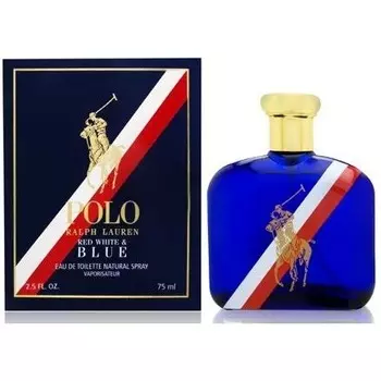 Polo Red White &amp; Blue
