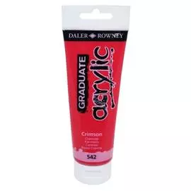 Акрил Daler-Rowney "Graduate" 120 мл, Алый