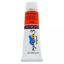 Акрил Daler-Rowney "SYSTEM 3" 75 мл Кадмий оранжевый (имитация
