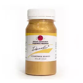Акрил ДЕКОЛОР 100 мл Золото солнечное
