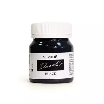 Акрил ДЕКОЛОР 50 мл Черный