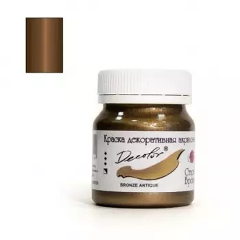 Акрил ДЕКОЛОР 50 мл декоративный Старая Бронза