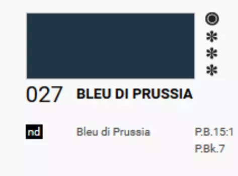 Акрил Ferrario "Acrilic Master" 250 мл Прусский синий