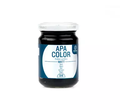 Акрил Ferrario "Apa Color" 150 мл Черный