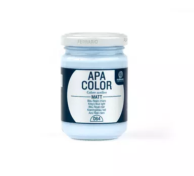 Акрил Ferrario "Apa Color" 150 мл матовый Королевский синий светлый