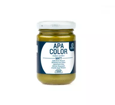 Акрил Ferrario "Apa Color" 150 мл перламутровый Лимонный