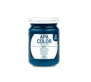 Акрил Ferrario "Apa Color" 150 мл Зеленый ультрамарин