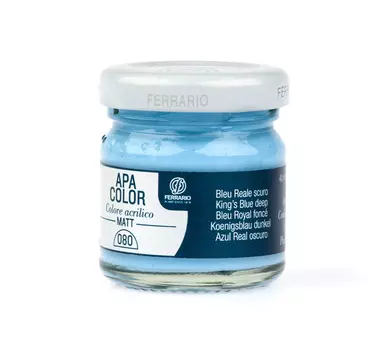 Акрил Ferrario "Apa Color" 40 мл Синий темный