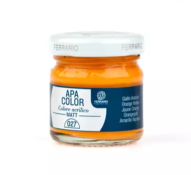 Акрил Ferrario "Apa Color" 40 мл Желто-оранжевый