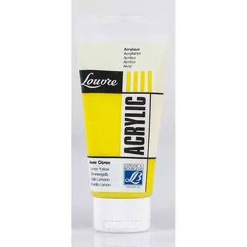Акрил Lefranc&amp;Bourgeois "Louvre" 80 мл Желтый лимонный