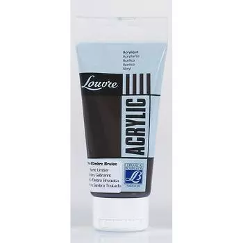 Акрил Lefranc&amp;Bourgeois "Louvre" 80 мл Жженая умбра