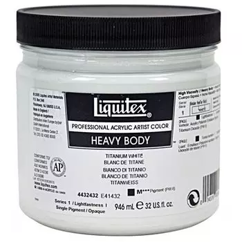 Акрил Liquitex "Heavy body" 946 мл Белила титановые