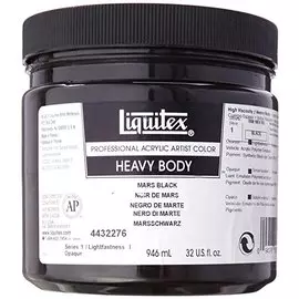 Акрил Liquitex "Heavy body" 946 мл Марс черный