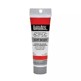 Акрил Liquitex "Soft body" 59 мл Кадмий красный средний
