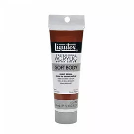 Акрил Liquitex "Soft body" 59 мл Сиена жженая