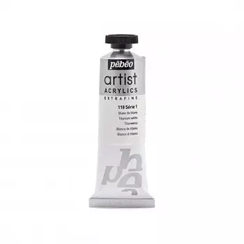 Акрил Pebeo "Artist" 37 мл Белила титановые