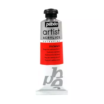 Акрил Pebeo "Artist" 37 мл Кадмий красный темный