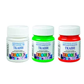 Акрил по ткани "Decola" 50 мл флуоресцентный