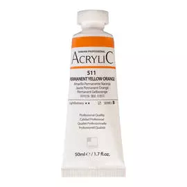 Акрил ShinHanart "Professional" туба 50 мл №511 Желто-оранжевый устойчивый кат.B
