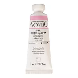 Акрил ShinHanart "Professional" туба 50 мл №547 Маджента средний кат.A