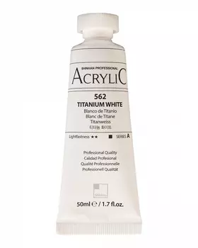 Акрил ShinHanart "Professional" туба 50 мл №562 Белила титановые кат.A
