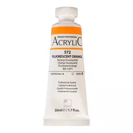 Акрил ShinHanart "Professional" туба 50 мл №572 Оранжевый флуоресцентный кат.B