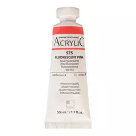 Акрил ShinHanart "Professional" туба 50 мл №575 Розовый флуоресцентный кат.A
