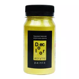 Акрил ТАИР "Деколор" 100 мл, Золото Сусальное