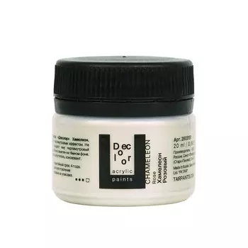 Акрил Таир "Деколор" 20 мл, Розовый Хамелеон