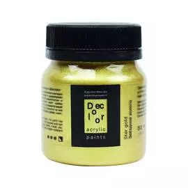 Акрил ТАИР "Деколор" 50 мл, Золото Звездное