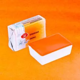 Акварель "Белые Ночи" в кювете Оранжевая