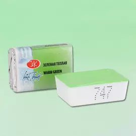 Акварель "Белые Ночи" в кювете Зеленая теплая