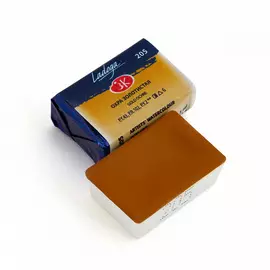 Акварель "Ладога" кювета 2,5 мл Охра золотистая