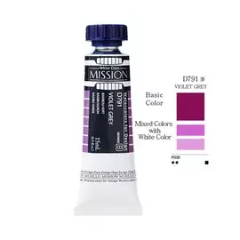 Акварель Mijello "Mission White" 15 мл D791 Фиолетово-серый