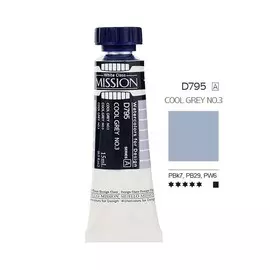 Акварель Mijello "Mission White" 15 мл D795 Серый холодный №3